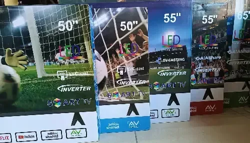 شاشات جنرال بوكس 2026 ذكية بمقاسات متعددة