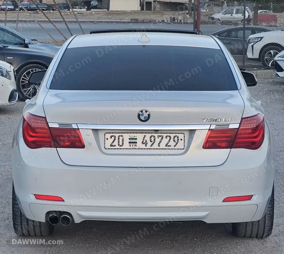 سيارة بي إم دبليو 730 LI موديل 2012 للبيع