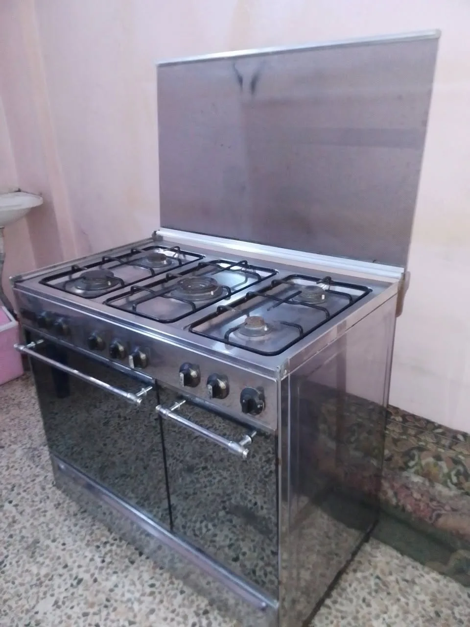 فرن غاز ستانلس 5 روس للبيع