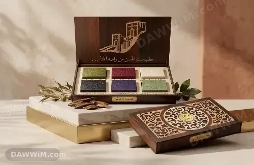 صابون حلبي فاخر معطر - 6 قطع