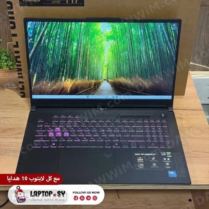 لابتوب Asus TUF F17 جديد بكفالة سنة