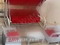 طقم رتان غندور جديد وأنيق