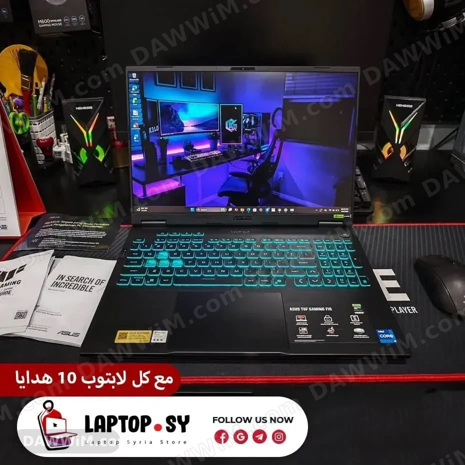 لابتوب Asus Tuf F16 FX608JHR جديد
