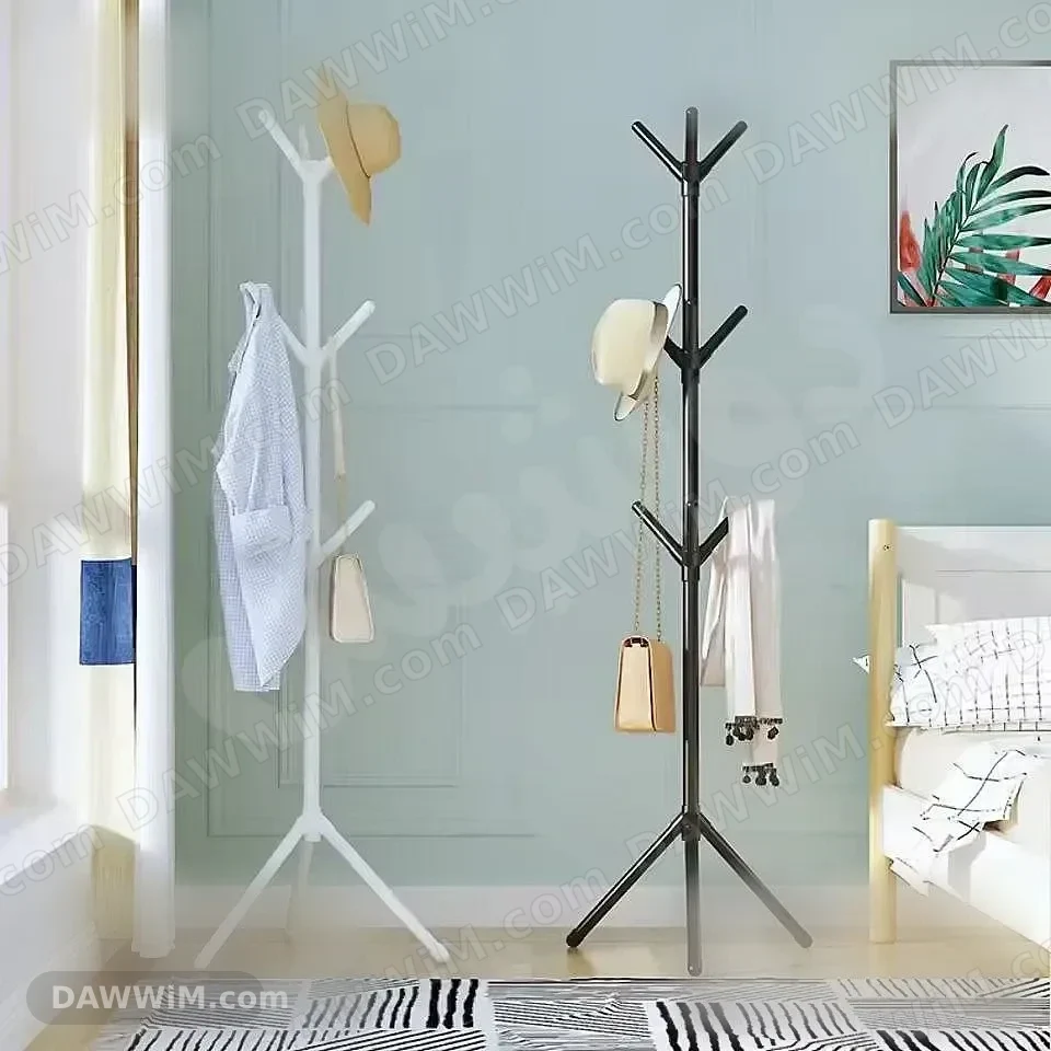 علاقة ملابس على شكل شجرة