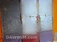 واجهة باب محل ثلاث درفات مع درفة ثابتة للبيع في حماة