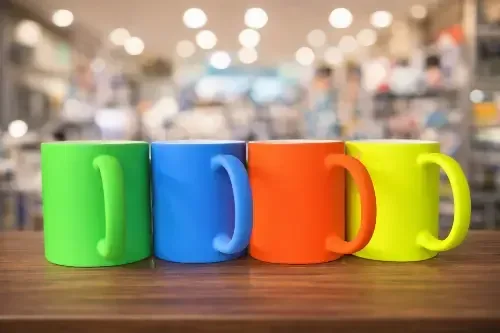أكواب ملونة سيراميك قابلة للتخصيص
