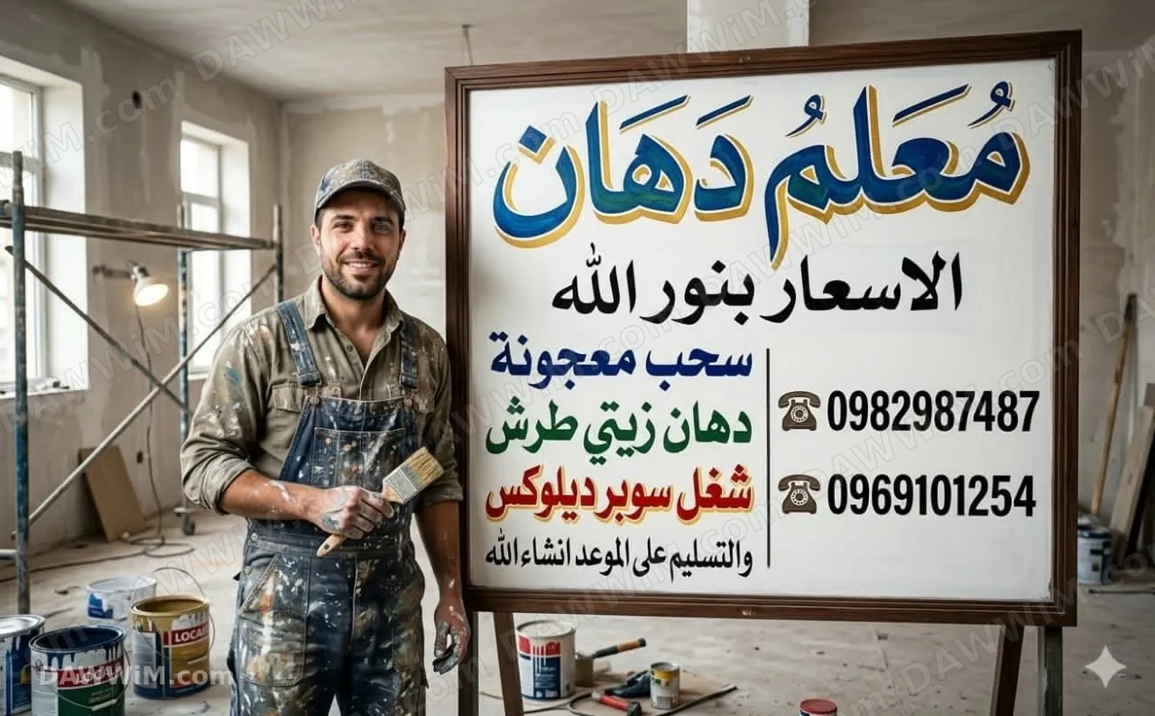 خدمات دهان منازل احترافية
