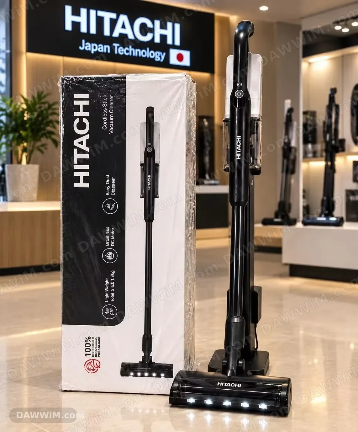 مكنسة HITACHI اللاسلكية