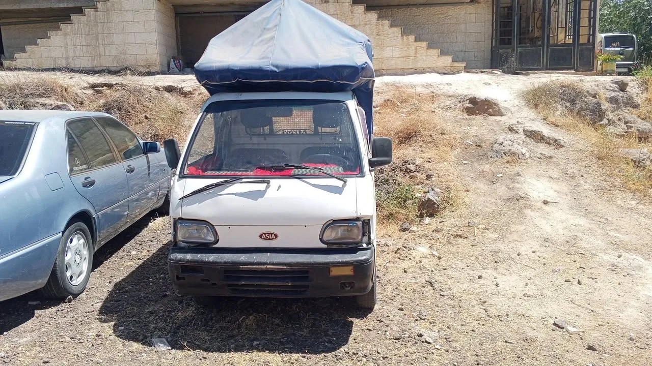 للبيع أو الدكشي: سيارة آسيا بيك أب بمحرّك دوزان وكهرباء ممتازة