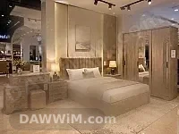 سرير 160×200 مع صندوق هيدروليك لاميكا 16 ميلي