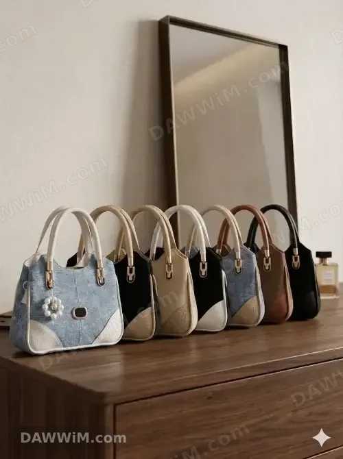حقيبة يد بناتية قياس وسط