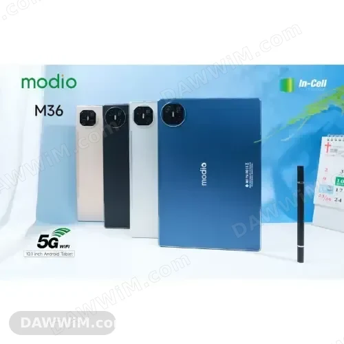 تابلت Modio M36 5G مع لوحة مفاتيح وقلم