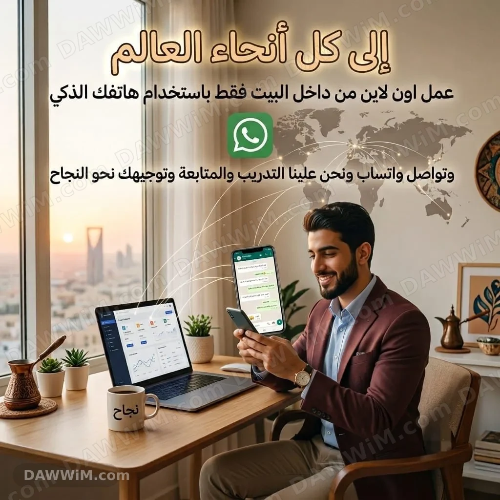 عمل حر من المنزل أونلاين