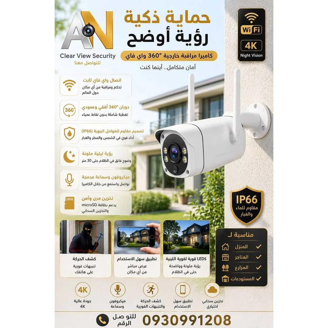 كاميرا مراقبة ذكية SeeVee SV-GBK50 من Clear View Security