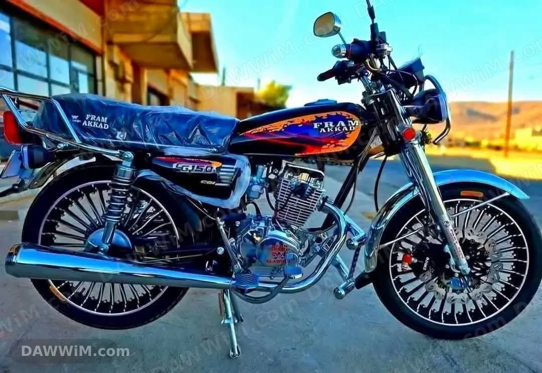 دراجة نارية عقاد العويشي 150cc موديل 2026
