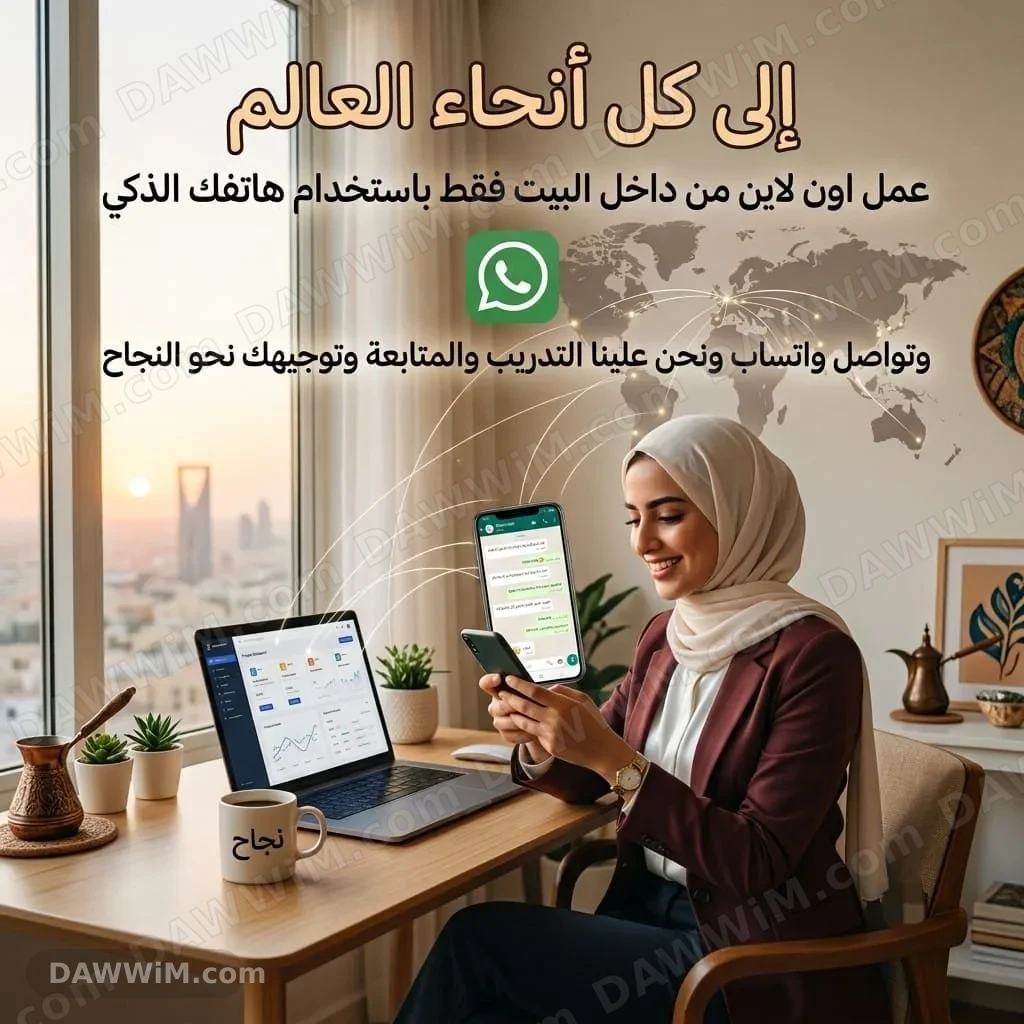 عمل حر من المنزل أونلاين