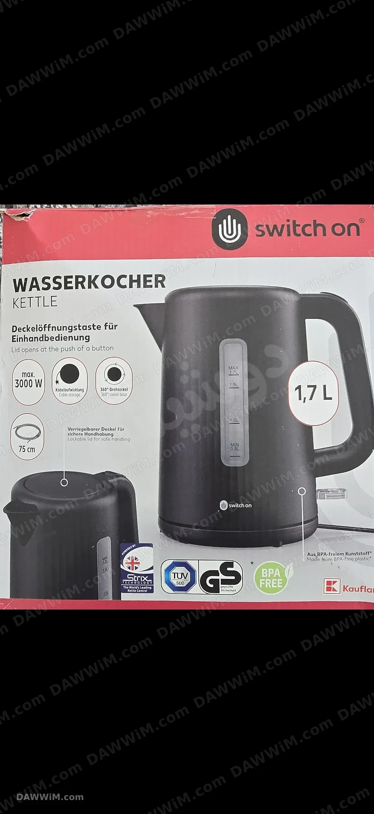 غلاية مياه كهربائية من Switch On