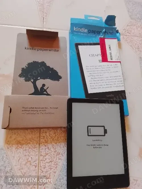 جهاز قراءة الكتب كيندل Kindle Paperwhite جديد