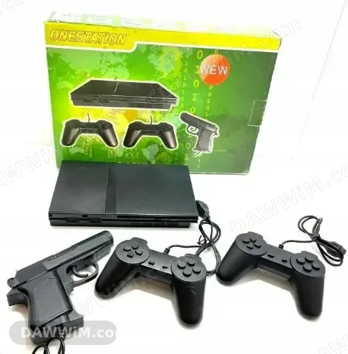 أتاري كلاسيك 8-بت TV GAME مع قبصتين ومسدس