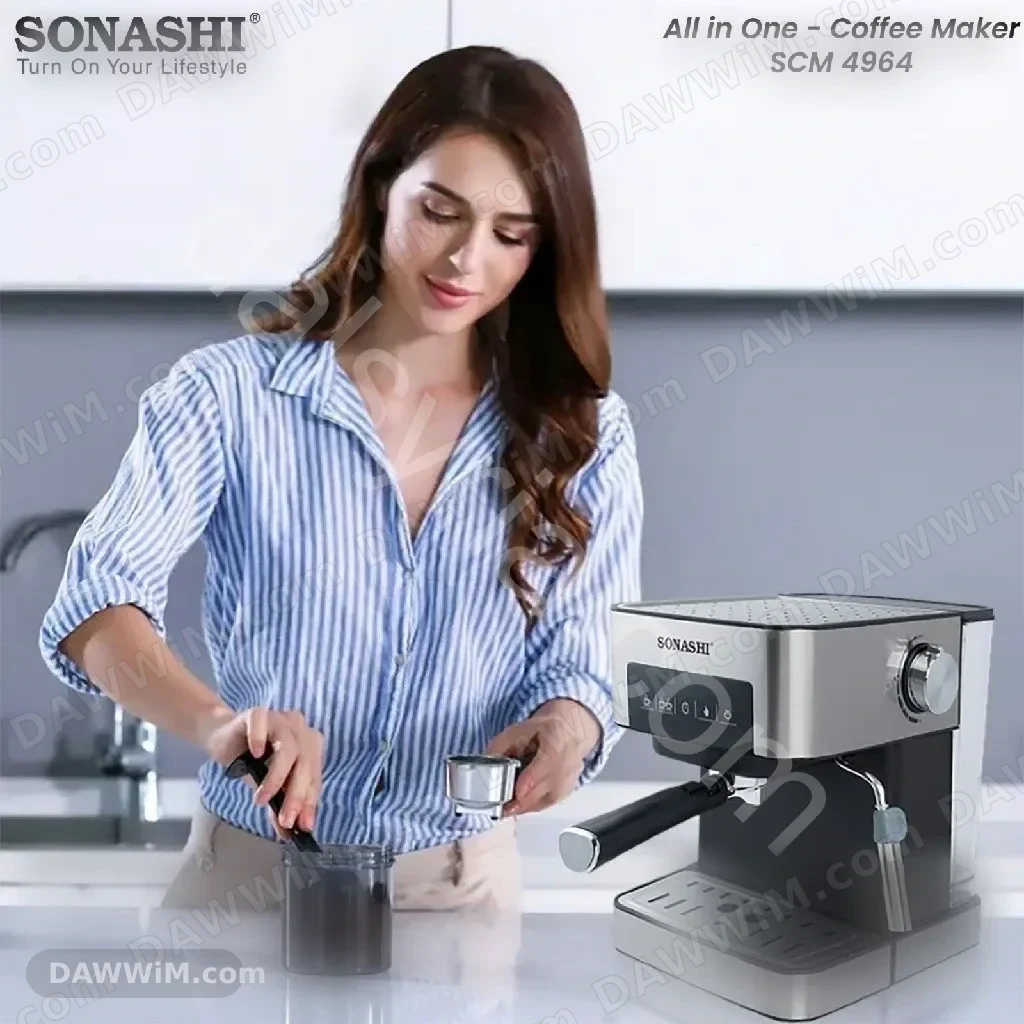 ماكينة صنع قهوة واسبريسو SONASHI