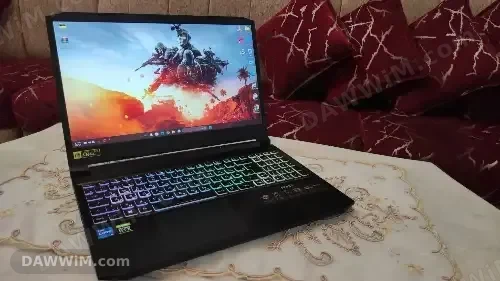 لابتوب Acer Nitro 5 AN515 بحالة الوكالة - i5، RAM 16GB، RTX 3060، شاشة 15.6" 144Hz
