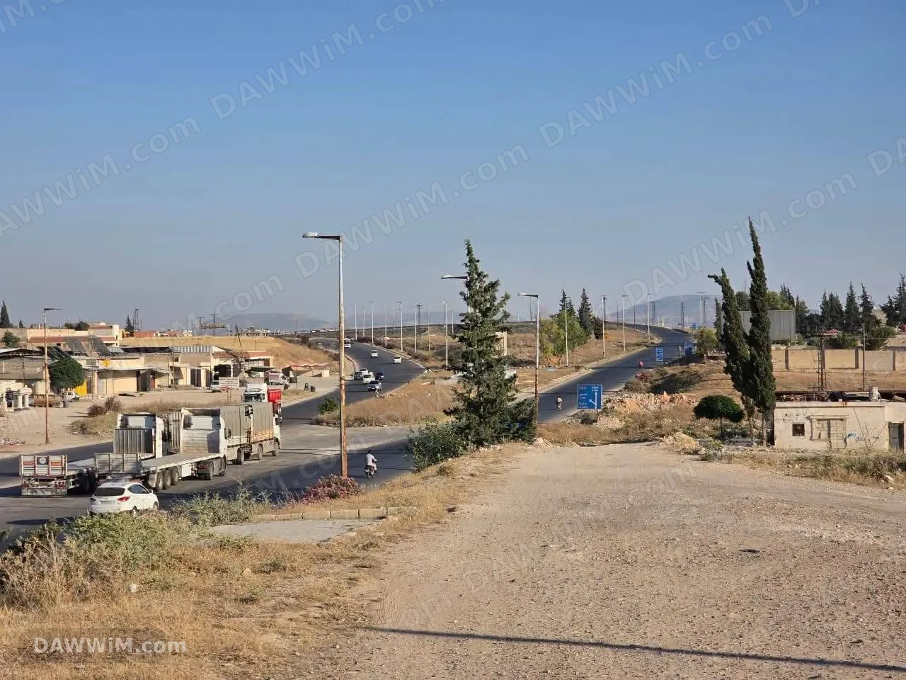 أرض محوشة للبيع على أوتستراد حماة – حلب الدولي