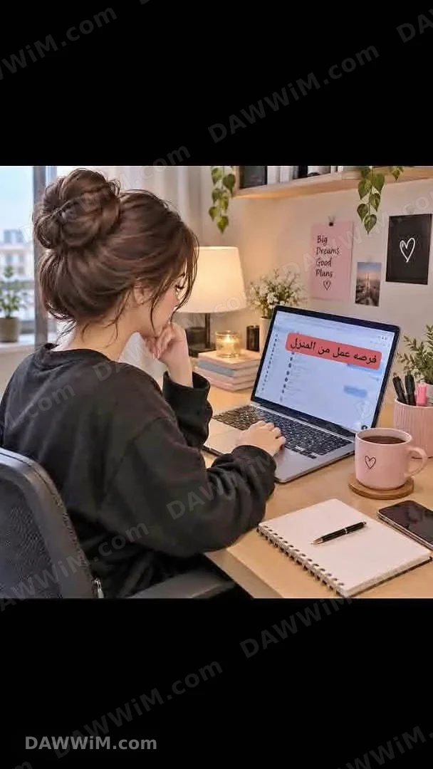 عملك من منزلك