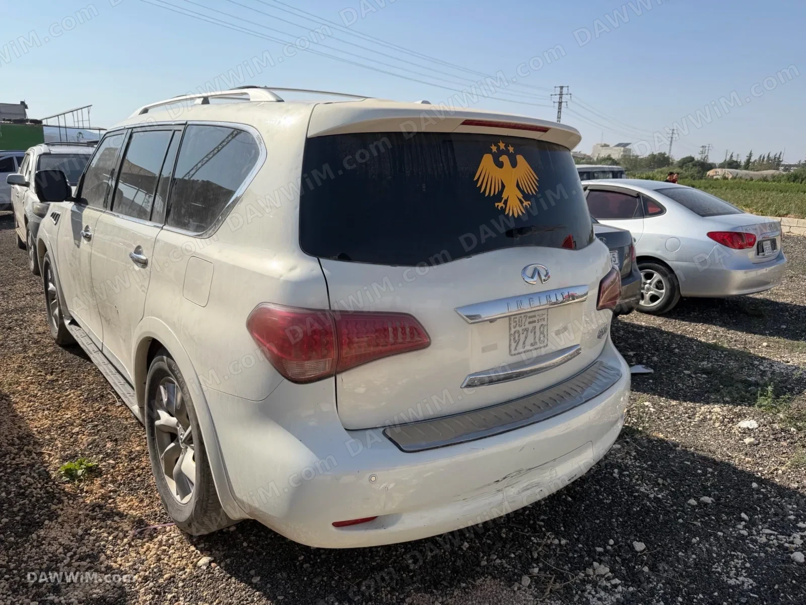 سيارة انفينيتي QX80 موديل 2012 للبيع