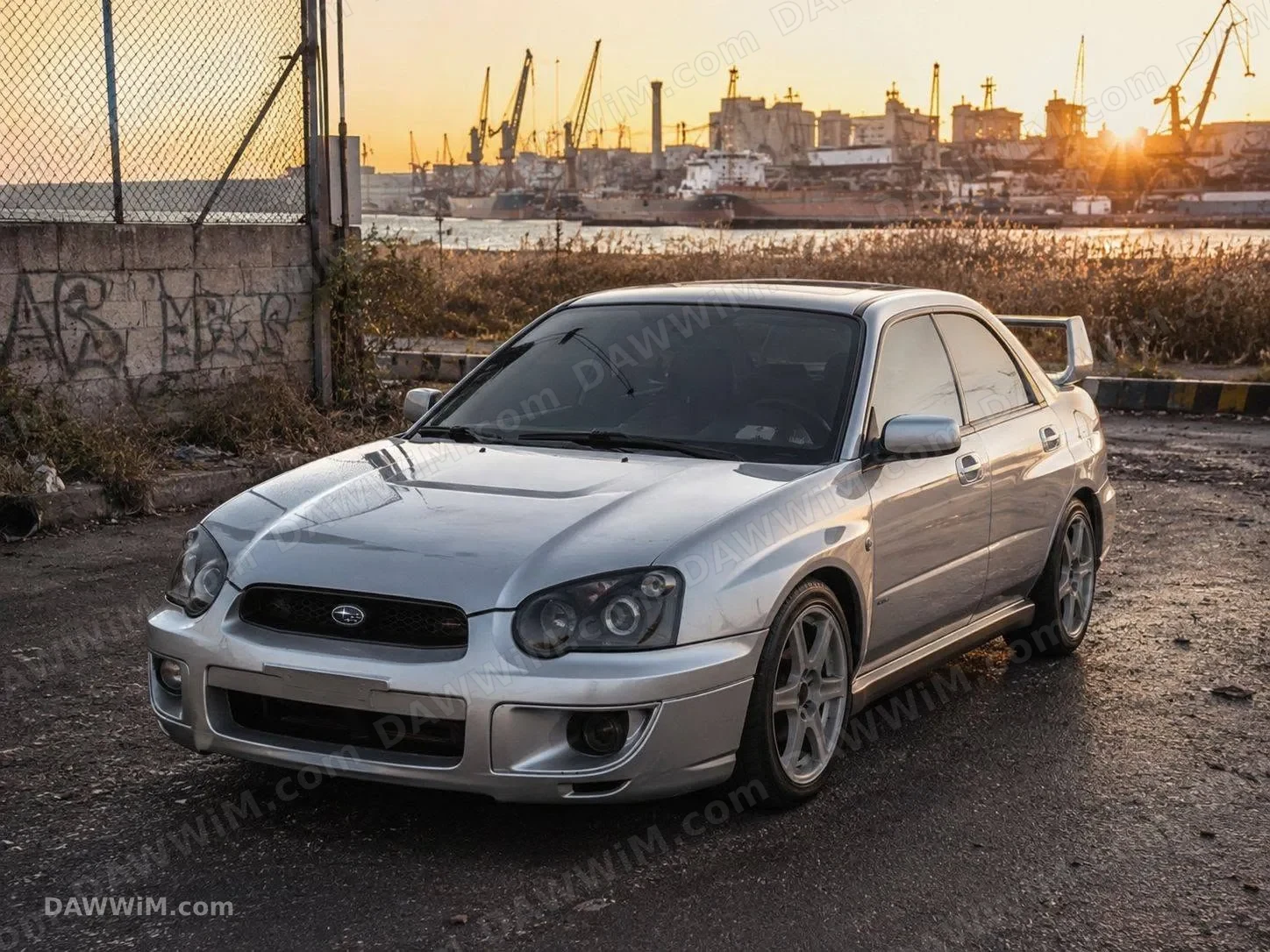 سوبارو امبريزا STI موديل 2003 محدثة 2005