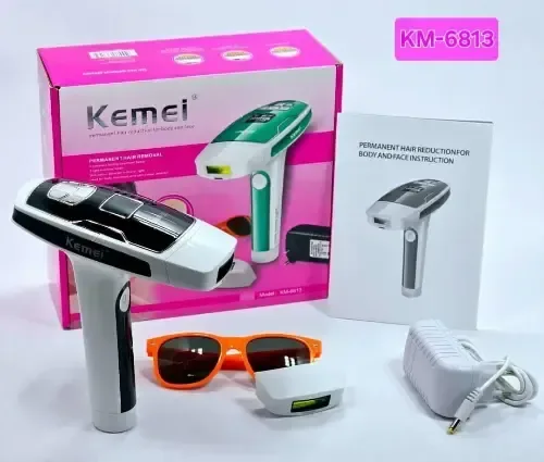 جهاز ليزر منزلي لإزالة الشعر KEMEI