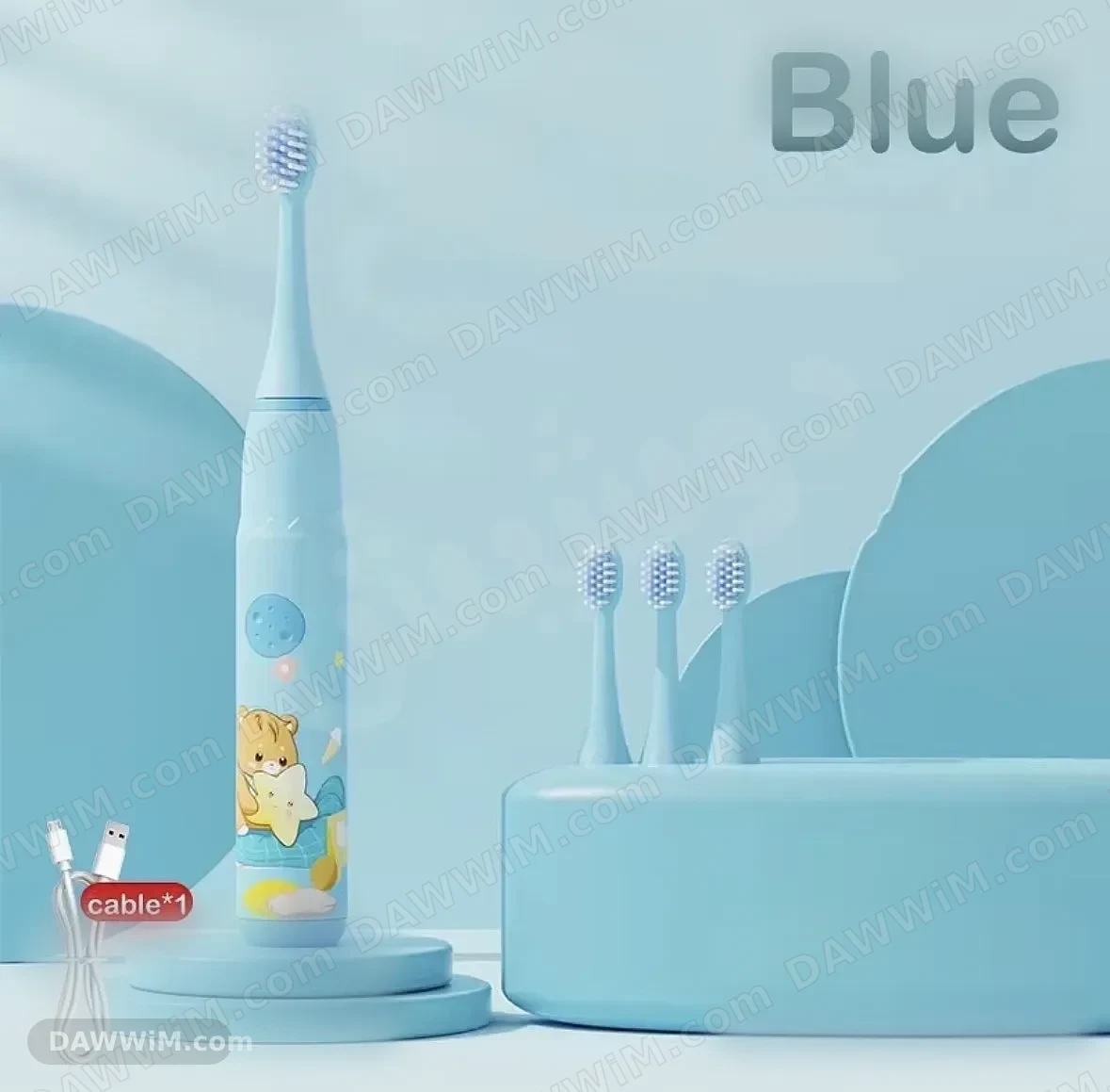 فرشاة أسنان كهربائية للأطفال جديدة