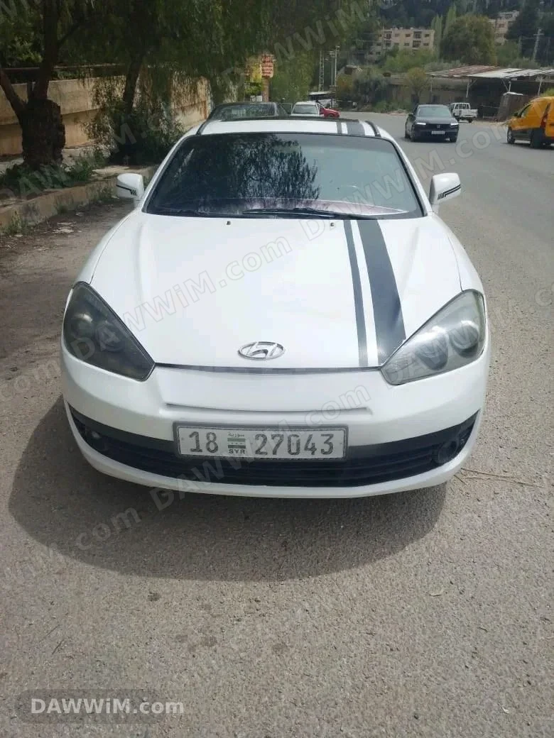 سيارة هيونداي كوبيه موديل 2008 للبيع
