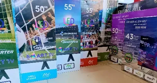 شاشات GENERAL BOX سمارت TV بأحجام مختلفة