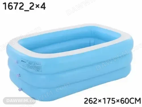 مسبح نفخ عائلي مستطيل للبيع