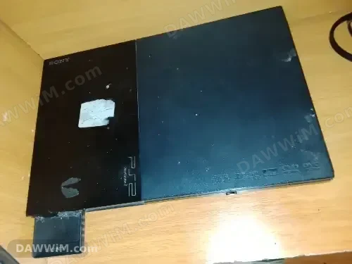 بلايستيشن 2 مستعمل بحالة جيدة مع ملحقات