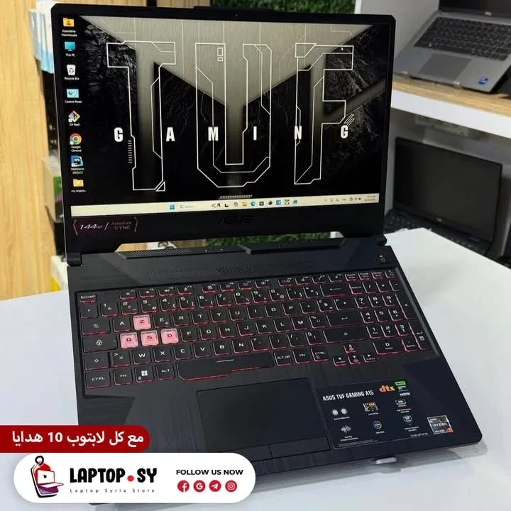 لابتوب Asus TUF A15 جديد مع كفالة عام كامل