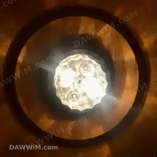 ٤ غلوبات كريستال فخمة