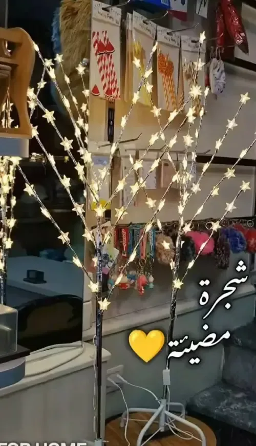 شجرة نجوم مضيئة