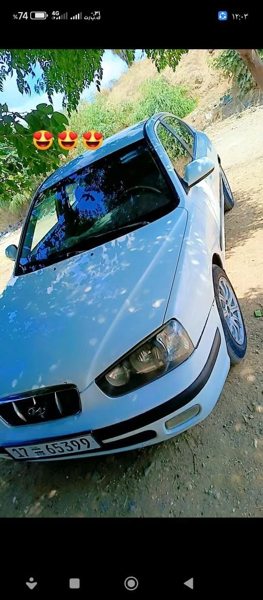 هيونداي اكس دي النتر بنزين موديل 2002 للبيع