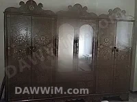 خزانة موزاييك 6 أبواب خشب زان
