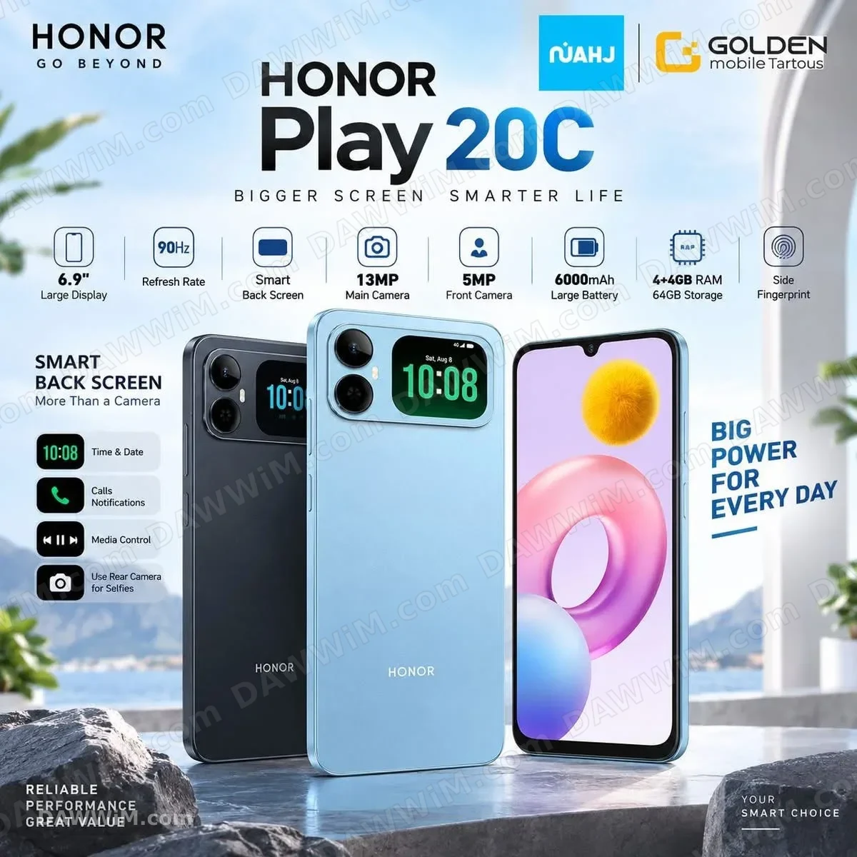 هاتف هونر HONOR Play 20C جديد