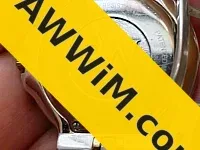 ساعة سويسرية أصلية رجالية مطلية بالذهب عيار 18