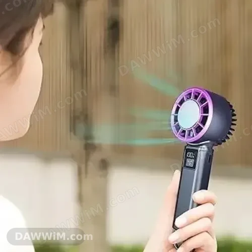 مروحة يدوية محمولة بتقنية التبريد الفوري