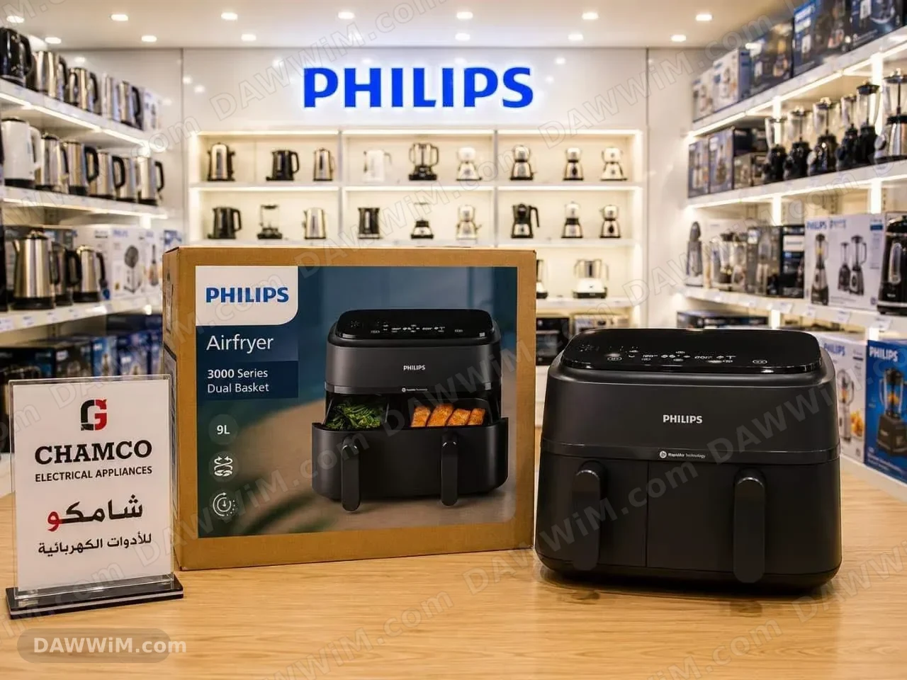قلايات فيليبس هوائية (Philips Airfryer) أصلية بجميع المقاسات