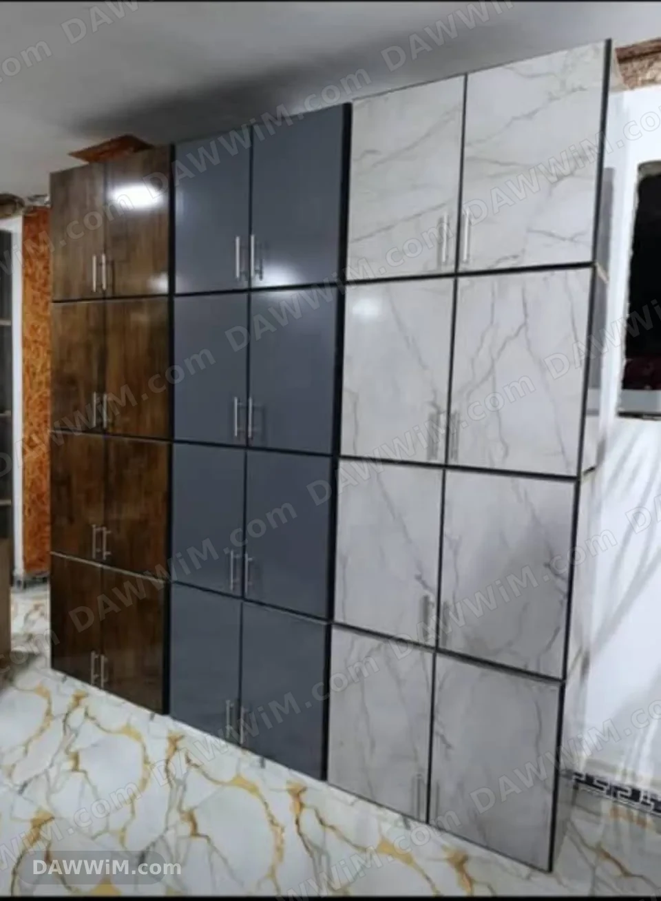 مطبخ خشبي كامل للبيع في دير الزور