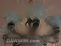 ثريا معدن فخمة 10 أنوار