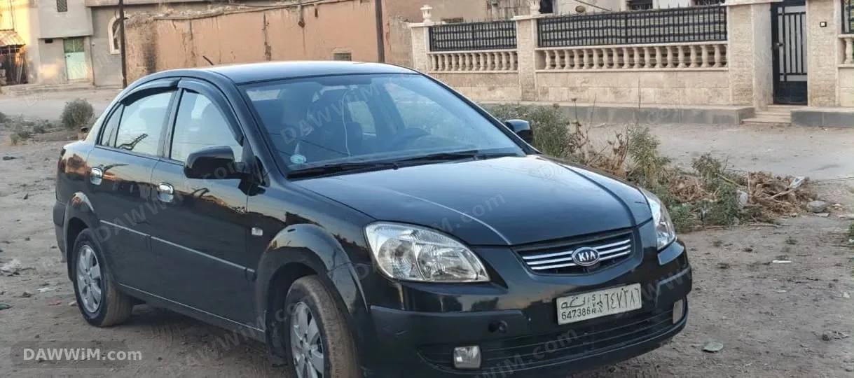 كيا ريو للبيع موديل 2008 في الحسكة