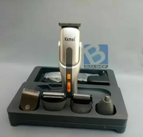 ماكينة حلاقة Kemei 8 في 1 قابلة للشحن