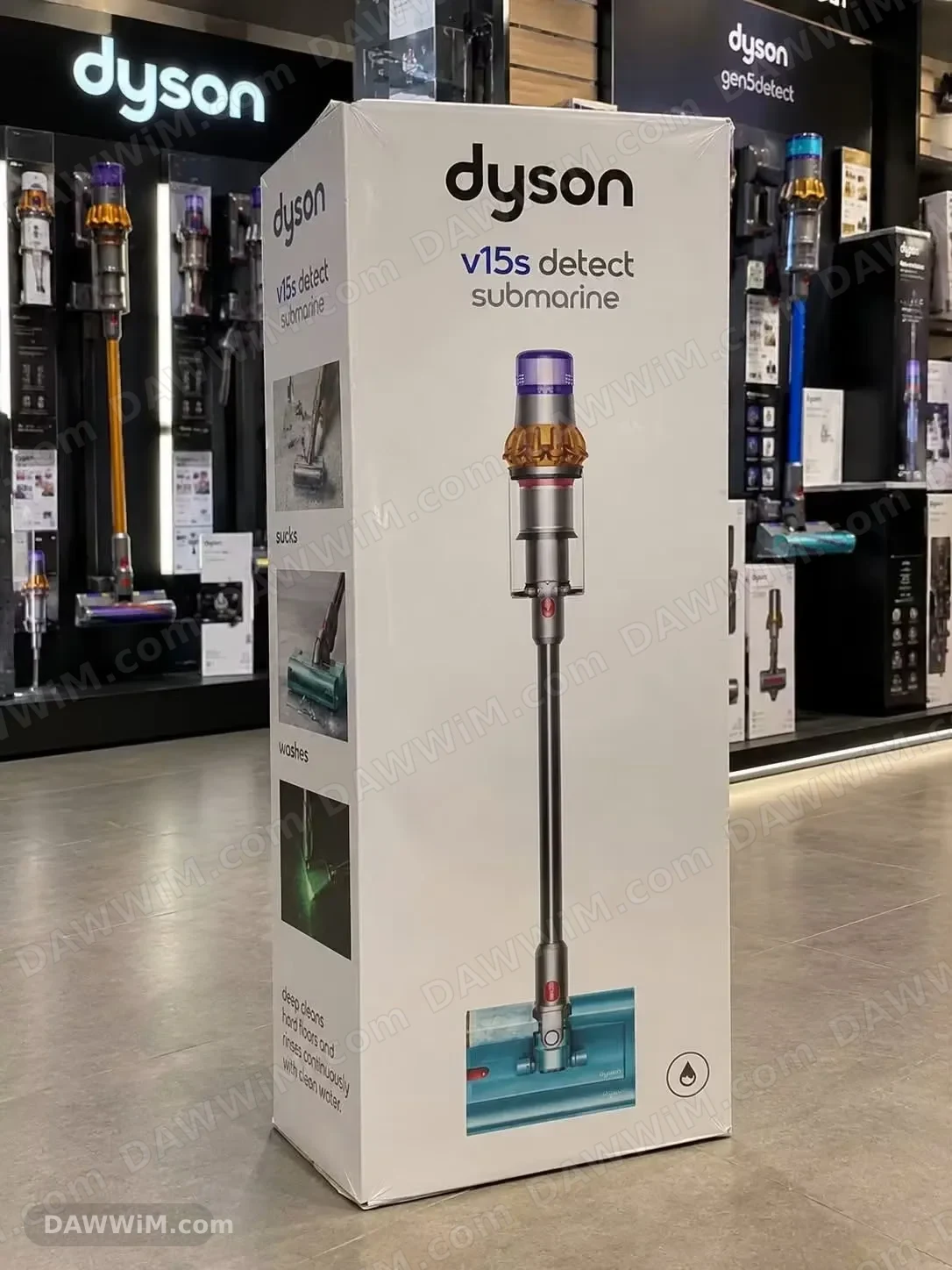 مكنسة دايسون الذكية Dyson V15s Detect Submarine