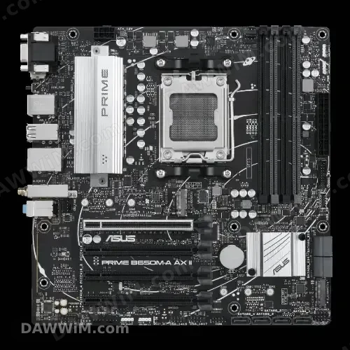 معالج Ryzen 5 7600X مع بورد Asus Prime B650M-A AX II مستعملين